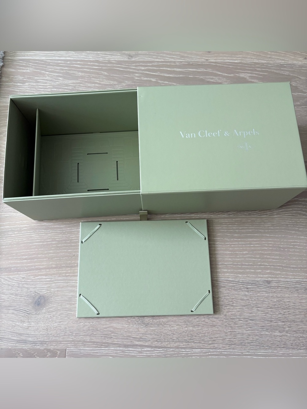 Van Cleef & Arpels Sage Green Large Jewelry Presentation Gift Box